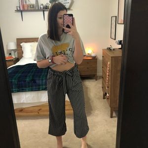 flowy striped pants!